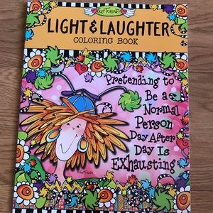 Suzy Toronto Light & Laughter Adult Coloring Book, NWOT